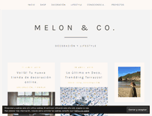 Tablet Screenshot of melonandco.com